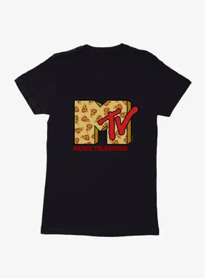 MTV Pizza Logo Womens T-Shirt
