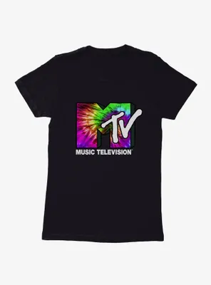 MTV Tie Dye Logo Womens T-Shirt