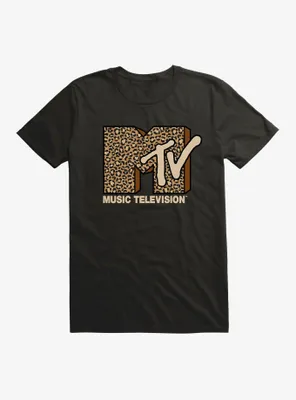 MTV Leopard Logo T-Shirt