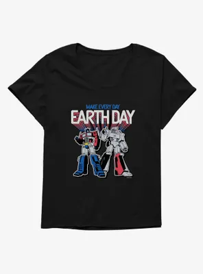 Transformers Earth Day Womens T-Shirt Plus
