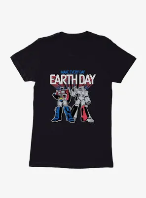 Transformers Earth Day Womens T-Shirt