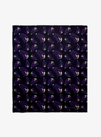 Wednesday Nevermore Academy Throw Blanket