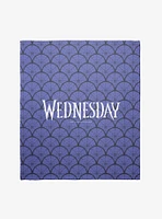 Wednesday Web Pattern Throw Blanket