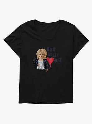 Chucky Eat Your Heart Out Girls T-Shirt Plus