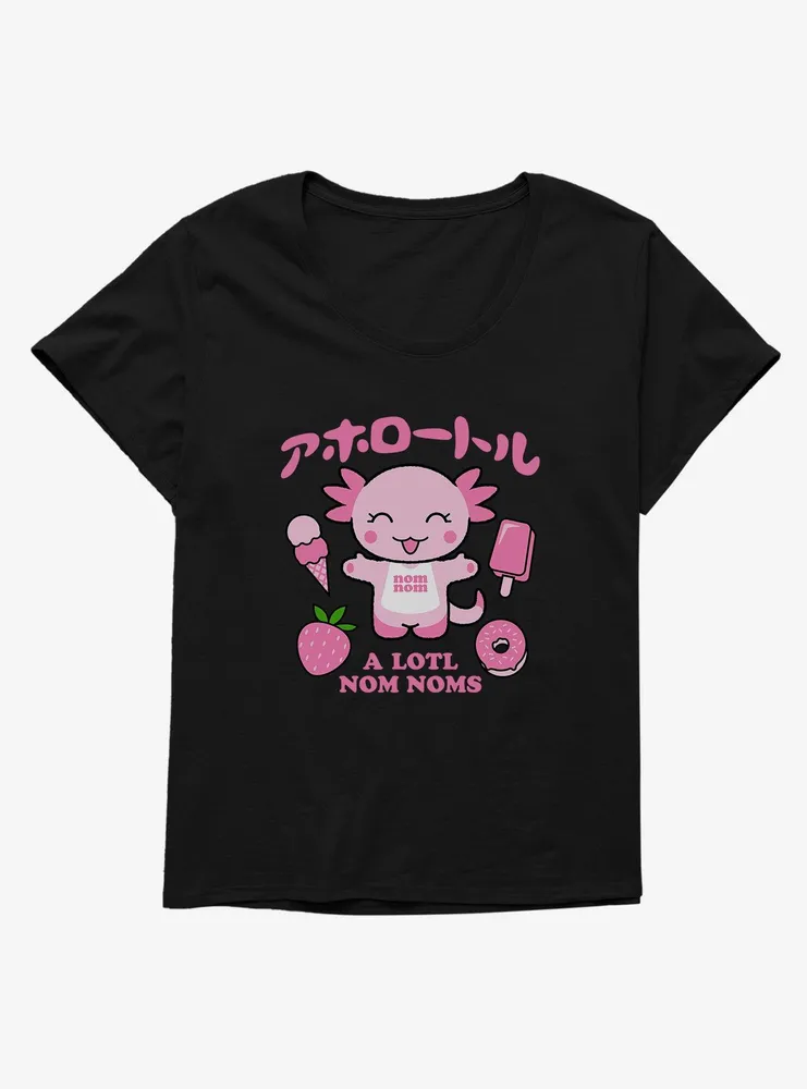 Axolotl A Lotl Nom Noms Womens T-Shirt Plus