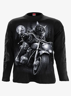 Spiral Nine Lives Long Sleeve Shirt Black