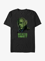 Marvel Secret Invasion Skrull Talos Who Do You Trust Poster T-Shirt