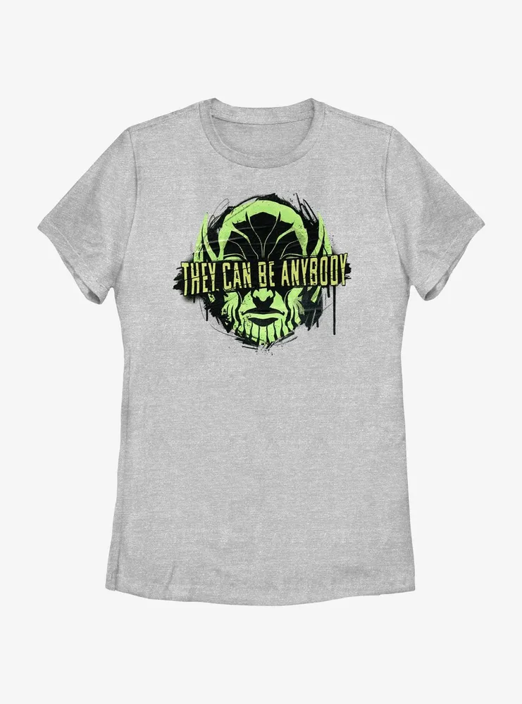 Marvel Secret Invasion Skrull They Can Be Anybody Womens T-Shirt