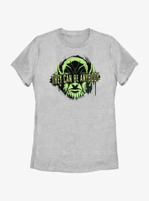 Marvel Secret Invasion Skrull They Can Be Anybody Womens T-Shirt