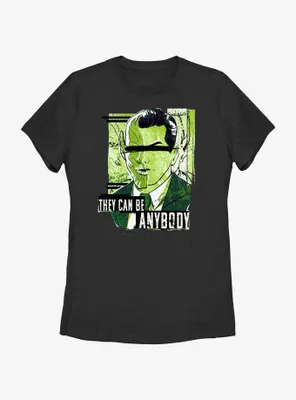 Marvel Secret Invasion They Can Be Anybody Poster Womens T-Shirt