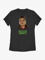 Marvel Secret Invasion Special Agent Sonya Falsworth Who Do You Trust Poster Womens T-Shirt