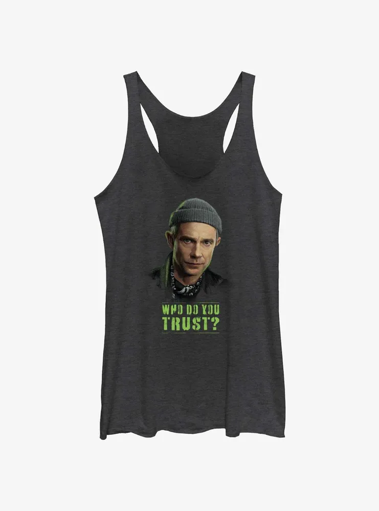 Marvel Secret Invasion Everett Ross Who Do You Trust Poster Womens Tank Top