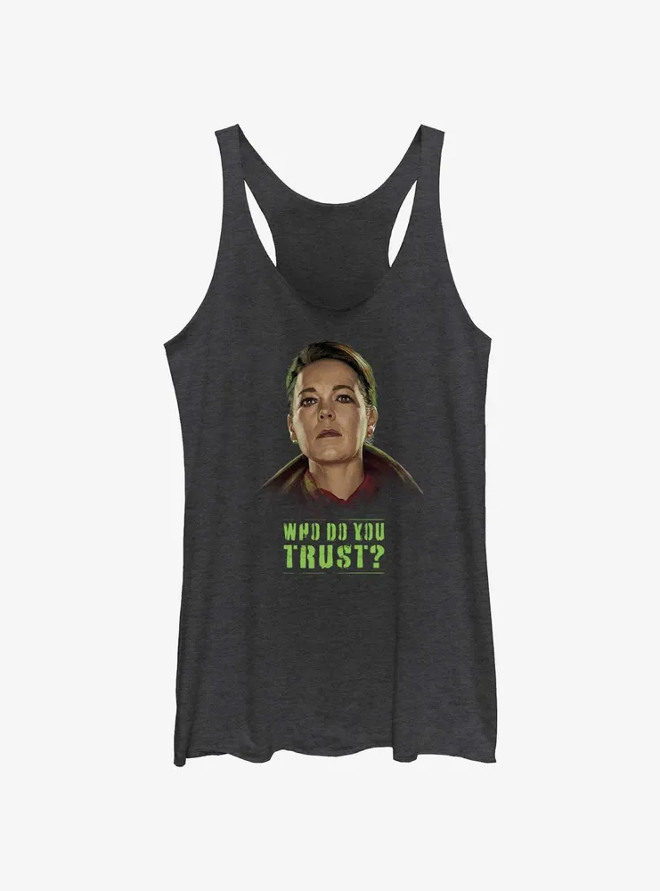 Marvel Secret Invasion Special Agent Sonya Falsworth Who Do You Trust Poster Womens Tank Top