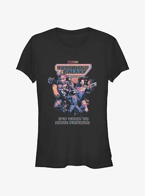 Marvel Guardians of the Galaxy Vol. 3 It's Good To Have Friends Poster Girls T-Shirt