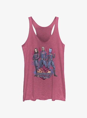 Marvel Guardians of the Galaxy Vol. 3 Mantis Drax & Nebula Girls Tank Hot Topic Web Exclusive
