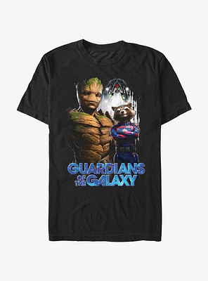 Marvel Guardians of the Galaxy Vol. 3 Duo Team Groot and Rocket T-Shirt