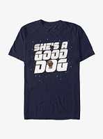 Marvel Guardians of the Galaxy Vol. 3 Spacedog Cosmo She's A Good Dog T-Shirt