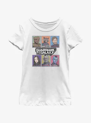 Marvel Guardians of the Galaxy Vol. 3 Galactic Bunch Youth Girls T-Shirt