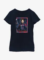 Marvel Guardians of the Galaxy Vol. 3 Peter Quill Star-Lord Youth Girls T-Shirt