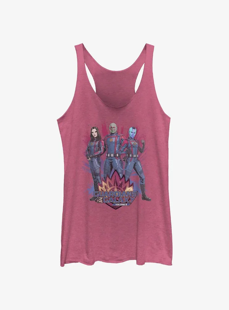Marvel Guardians of the Galaxy Vol. 3 Mantis Drax & Nebula Womens Tank Top BoxLunch Web Exclusive