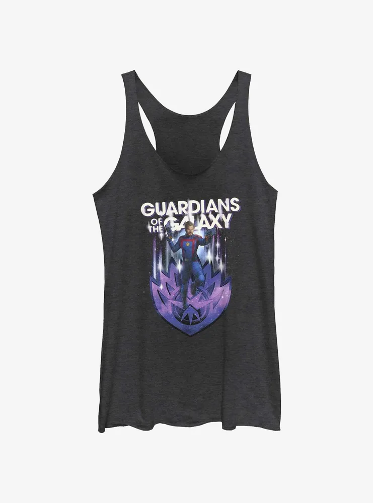 Marvel Guardians of the Galaxy Vol. 3 Star-Lord Dual Blasters Womens Tank Top