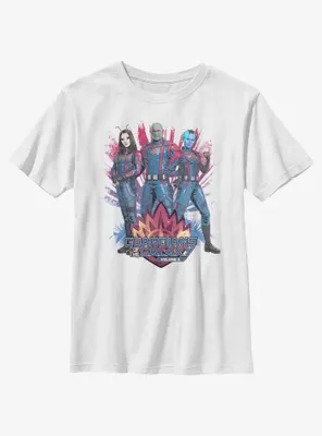 Marvel Guardians of the Galaxy Vol. 3 Mantis Drax & Nebula Youth T-Shirt BoxLunch Web Exclusive