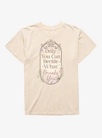 A Court Of Wings & Ruin Only You Decide What Breaks Mineral Wash T-Shirt