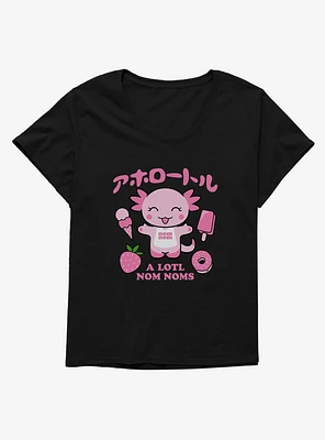Axolotl A Lotl Nom Noms Girls T-Shirt Plus
