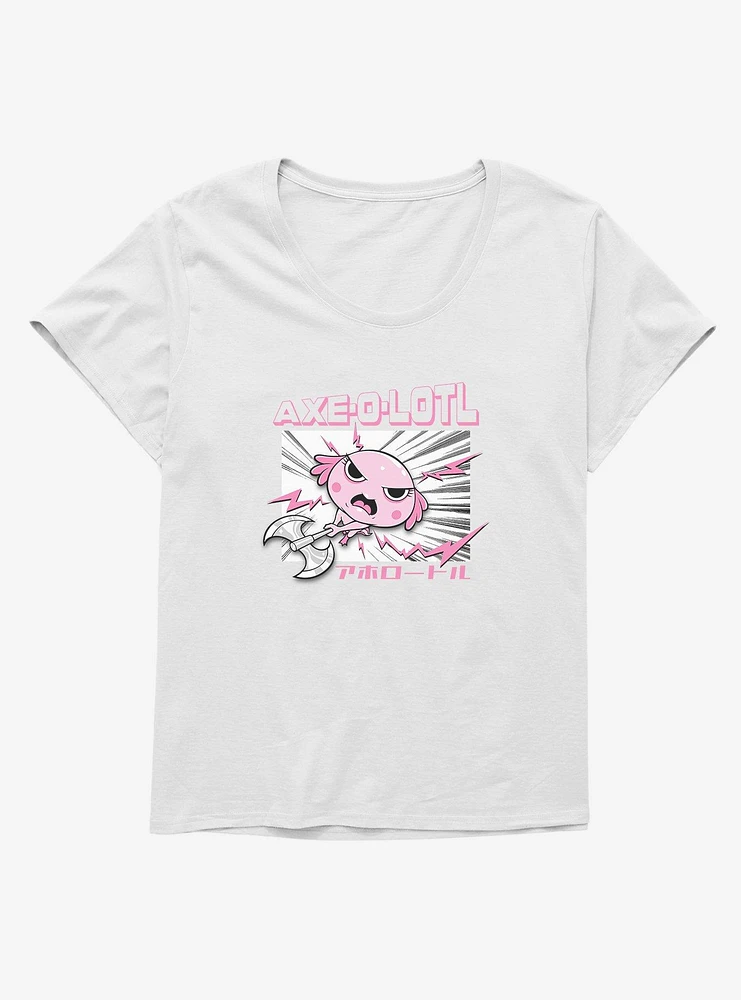 Axolotl Axe-O-Lotl Girls T-Shirt Plus