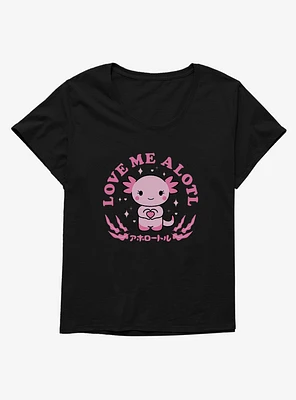 Axolotl Love Me Alotl Girls T-Shirt Plus