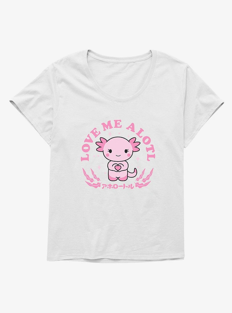 Axolotl Love Me Alotl Girls T-Shirt Plus