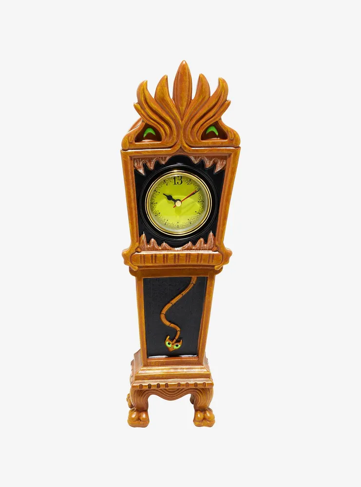 Disney The Haunted Mansion Glow-In-The-Dark Grandfather Table Clock
