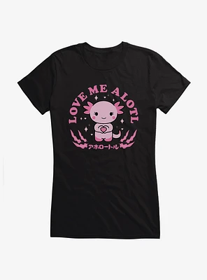 Axolotl Love Me Alotl Girls T-Shirt