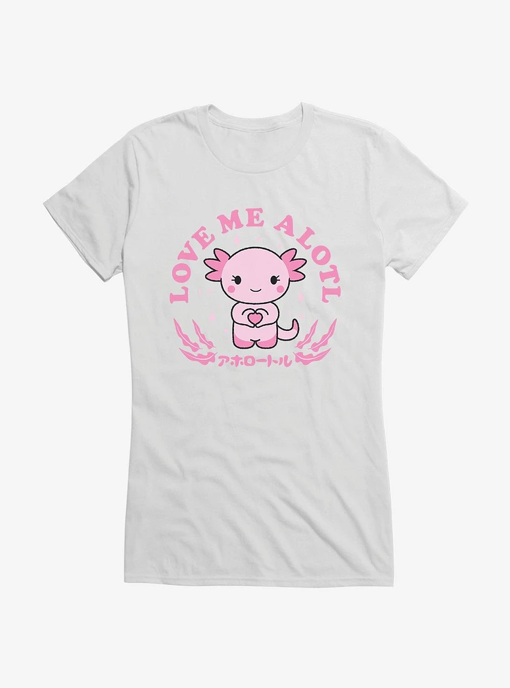 Axolotl Love Me Alotl Girls T-Shirt