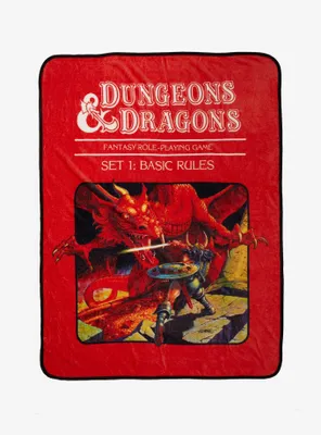 Dungeons & Dragons Rules Throw Blanket
