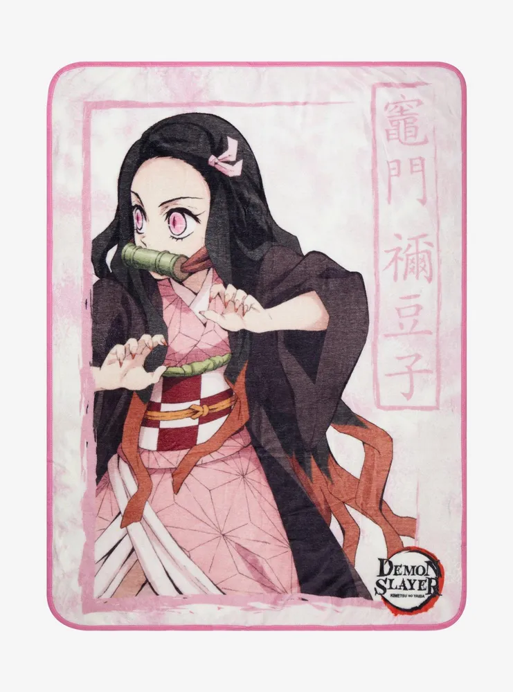 Demon Slayer Official Wearing Blanket, Lunch Box, Towel Nezuko Set