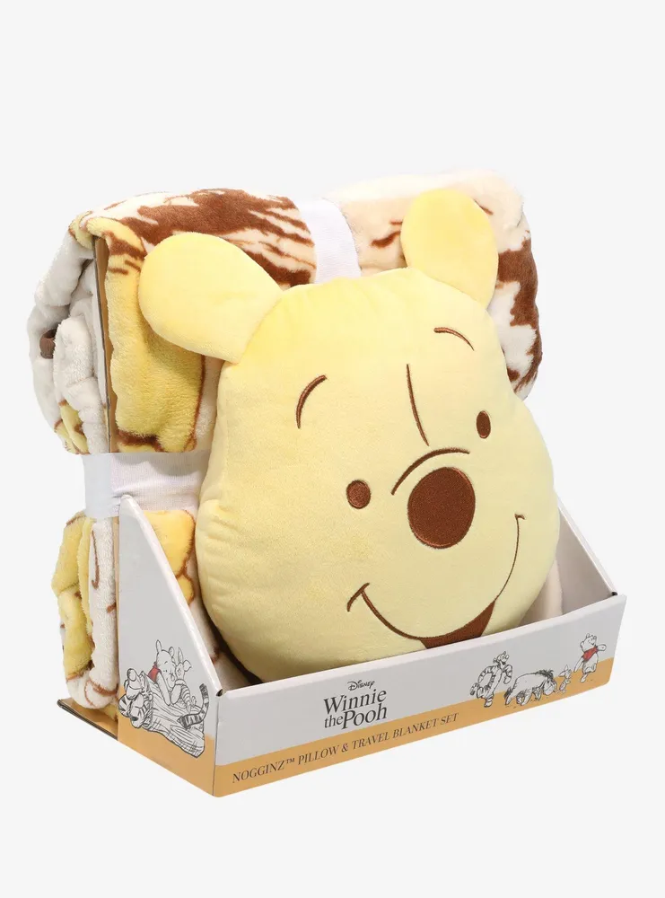 Disney Winnie The Pooh Cushion & Throw Blanket Set