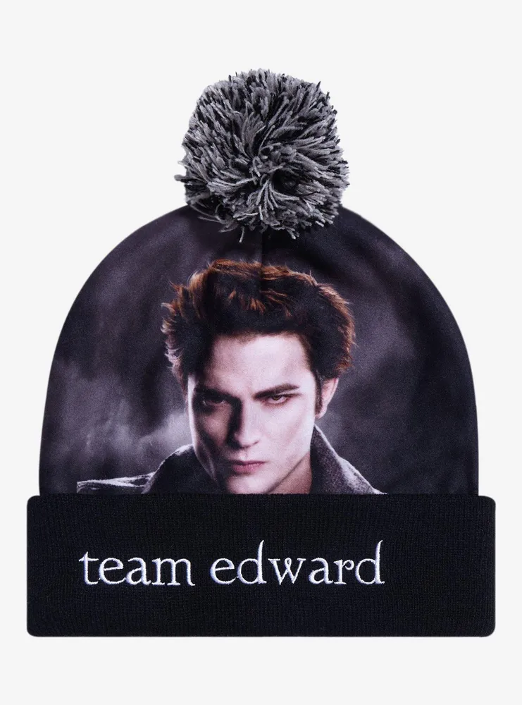 Hot Topic Twilight Team Edward Pom Beanie