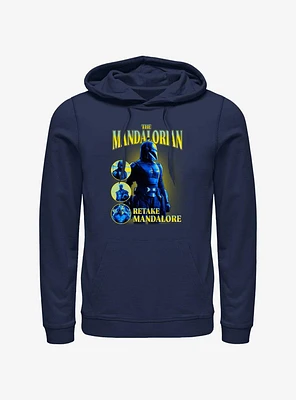 Star Wars The Mandalorian Retake Mandalore Hoodie