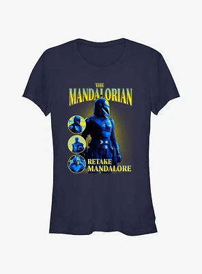 Star Wars The Mandalorian Retake Mandalore Girls T-Shirt