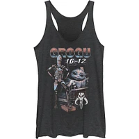 Star Wars The Mandalorian Grogu & IG-12 Girls Tank