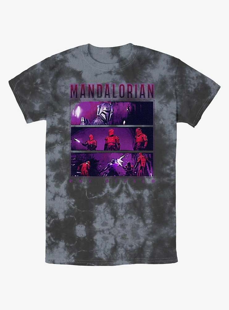 Star Wars The Mandalorian Paz Vizsla's Sacrifice Tie-Dye T-Shirt