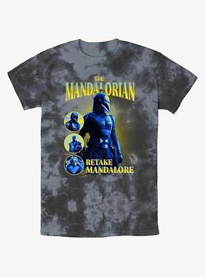 Star Wars The Mandalorian Retake Mandalore Tie-Dye T-Shirt