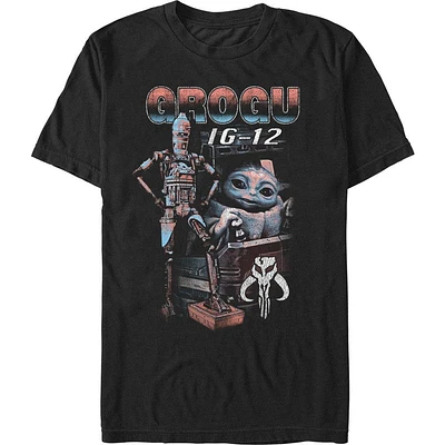 Star Wars The Mandalorian Grogu & IG-12 T-Shirt