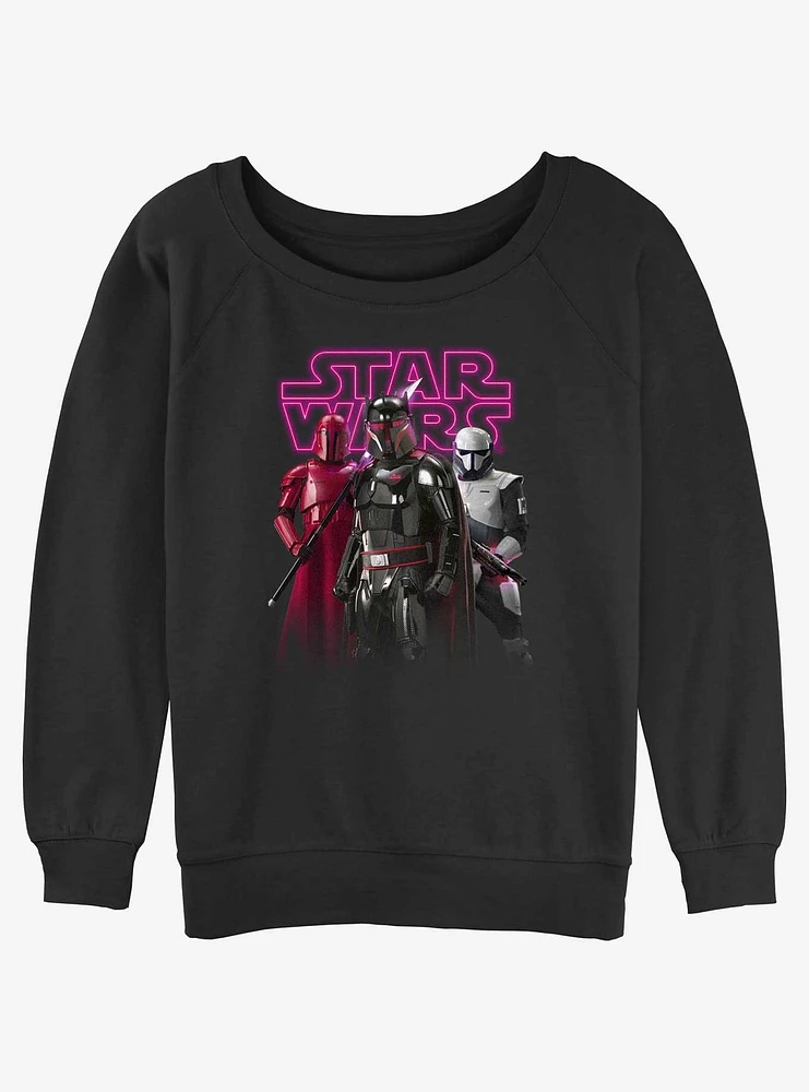 Star Wars The Mandalorian Moff Gideon's Return Girls Slouchy Sweatshirt