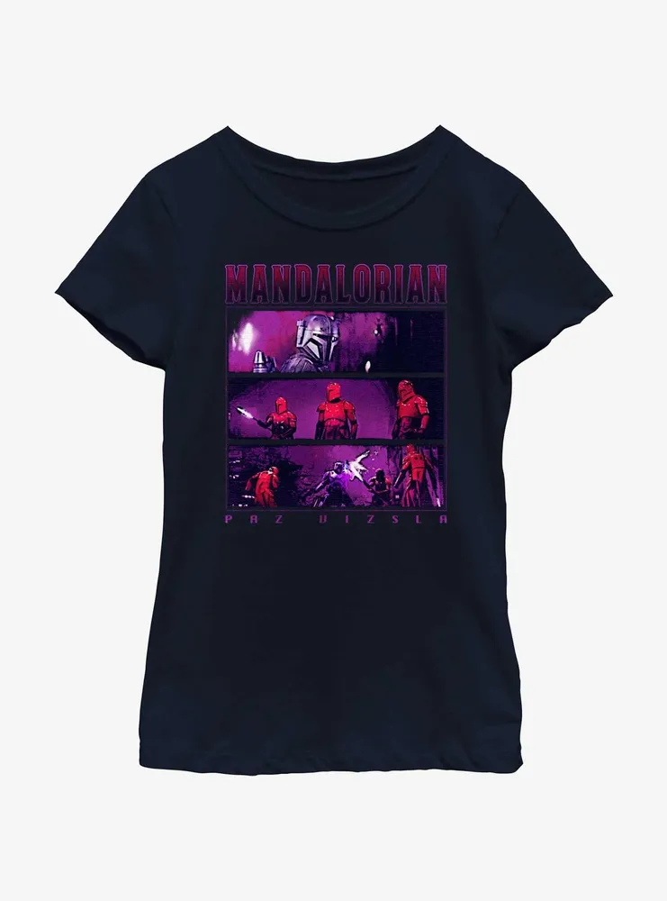 Star Wars The Mandalorian Paz Vizsla's Sacrifice Youth Girls T-Shirt