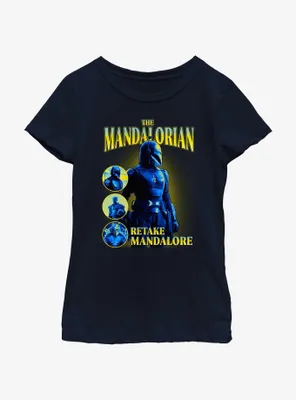 Star Wars The Mandalorian Retake Mandalore Youth Girls T-Shirt