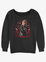 Star Wars The Mandalorian Moff Gideon Dark Trooper Womens Slouchy Sweatshirt