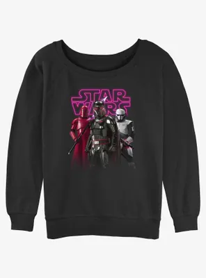 Star Wars The Mandalorian Moff Gideon's Return Womens Slouchy Sweatshirt