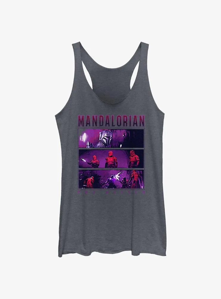 Star Wars The Mandalorian Paz Vizsla's Sacrifice Womens Tank Top